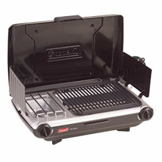 Coleman Gas Camping Grill/Stove Review - 2 in 1 Tabletop Propane Grill/Stove